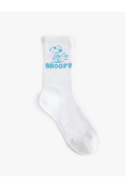Koton Snoopy Socket Socks Licensed Embroidered