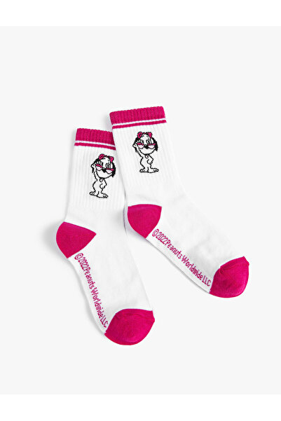 Koton Snoopy Socks лицензиран смесен памук