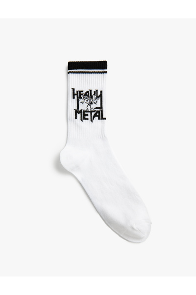 Koton Snoopy Socket Socks Licensed Embroidered