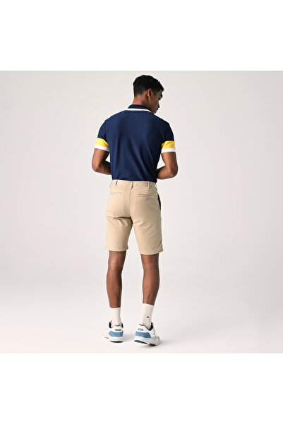 Lacoste Erkek Slim Fit Bej Bermuda