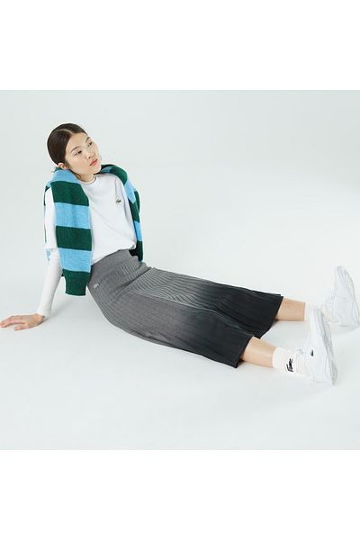Lacoste Fusta gri gradient pentru damă