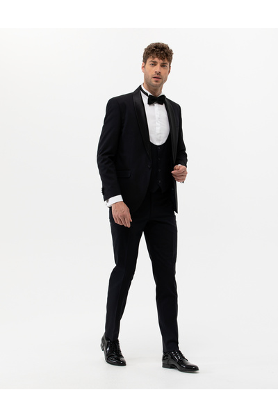 Pierre Cardin Lacivert Yelekli Smokin 50265124-VR033