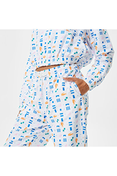 Lacoste House of SuperStep X Kadın Beyaz Eşofman Altı