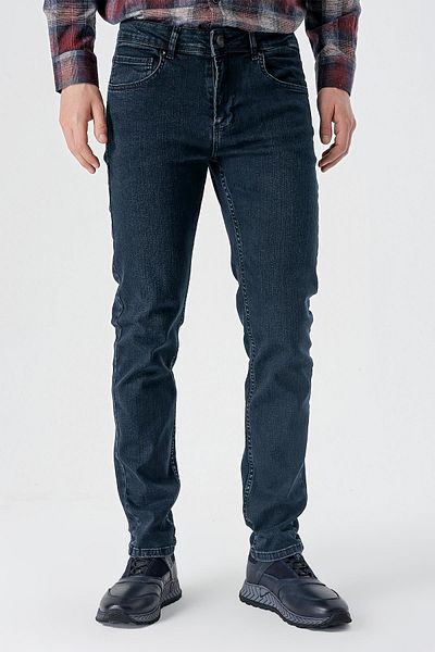 İmza Black Gabardine 100% Cotton 5 Pocket Slim Fit Slim Fit Casual Denim Trousers1023235163