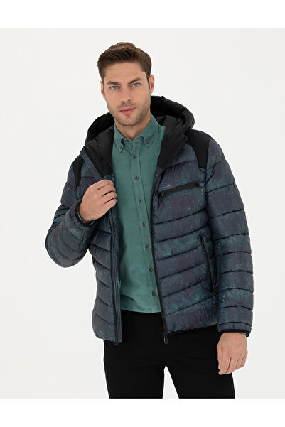Pierre Cardin Μπλε της μέντας Στενή Γραμμή Παλτό 50273259-VR152