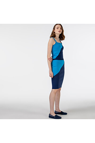 Lacoste Women's Color Blocked Navy Blue - Saks Blue Skirt