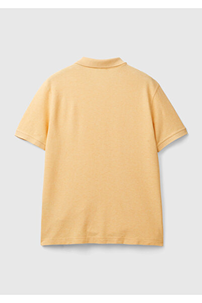 United Colors of Benetton Ανδρικό μπλουζάκι πόλο με κεντημένο λογότυπο 100% βαμβακερό στήθος