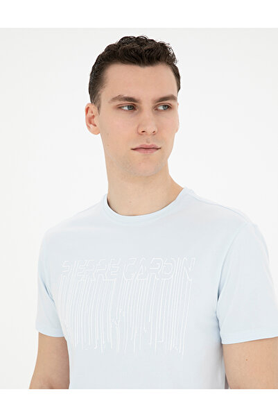 Pierre Cardin Açık Mavi Slim Fit Tişört 50282064-VR095