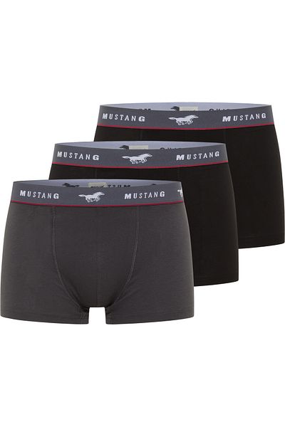 Mustang Herren Retroshorts 3er-Pack – Boxershorts, Hosen, echte Jeans