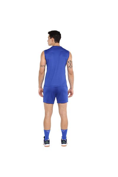 Nivia Spiral Sublimation Volleyball Jersey Set for Men (Medium, Sky Blue)