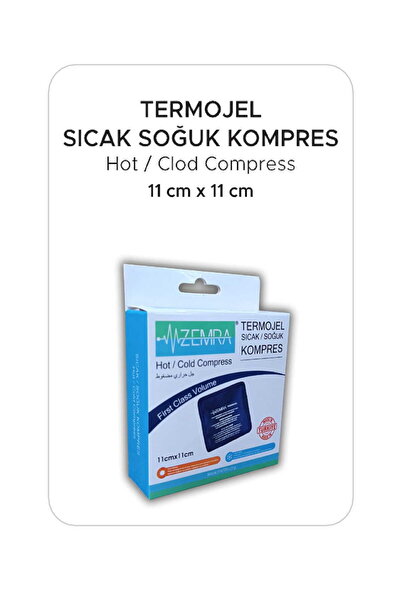 ZEMRA Termojel Sıcak Soğuk Kompres 11x11 Cm - Kumaş Buz Jel - Termojel