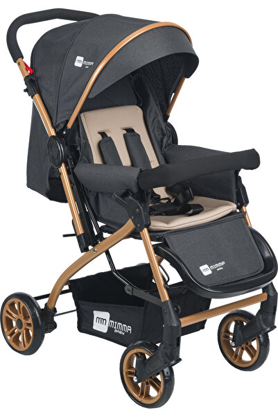 liabebek ENERJİ SİYAH ANTRASİT ÇİFT YÖN BEBEK ARABASI