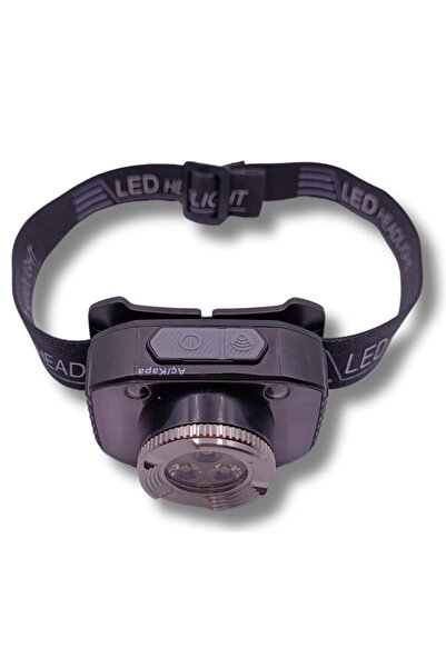 goldixpir Profesyonel Sensörlü Yüksek Işıklı, Şarjlı Yağmur Geçirmez Ledli Kafa Lambası