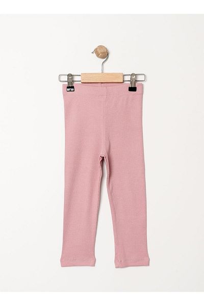 TRENDİMİZBİR Girl's Spanish Leg Tights - Dried Rose