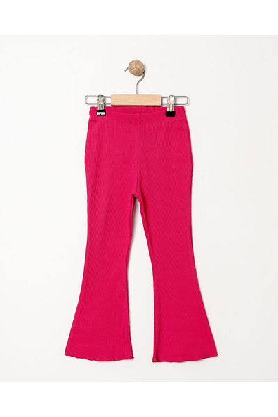 TRENDİMİZBİR Girl's Spanish Leg Tights - Fuchsia