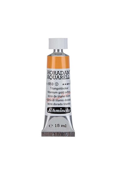 Schmincke Horadam Aquarell Artist Sulu Boya 15 ml Tüp Seri 2 659 Titanium Gol...