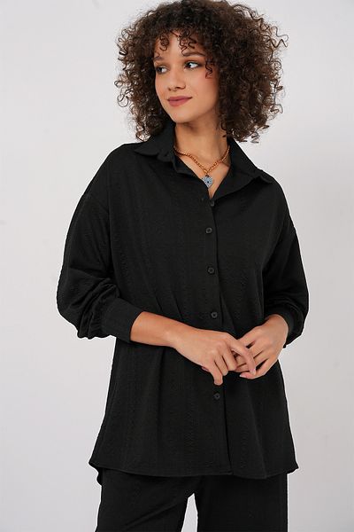 Bigdart 6685 Black Shirt and Trousers Set