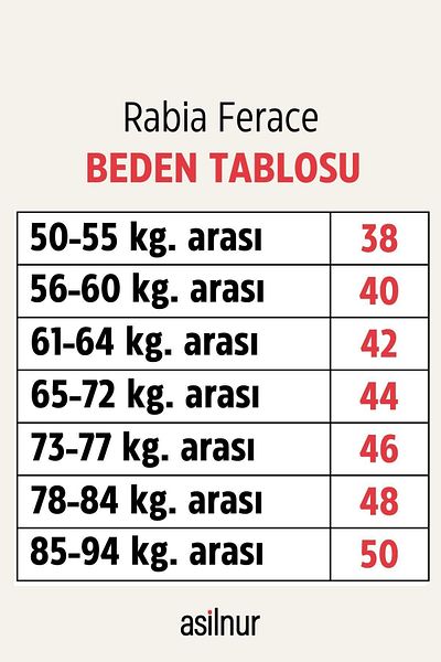 ASİLNUR Καφέ Rabia Ferace