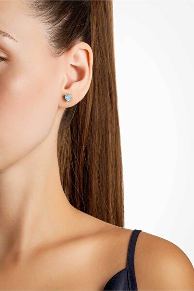 So CHIC... Isabella 18 Ayar Beyaz Altın Kaplama Gümüş Küpe