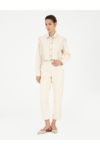 Pierre Cardin Κρεμ Παντελόνι Γυμναστικής Carrot Fit 50289796-VR071