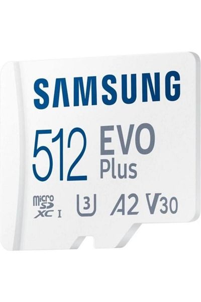 Samsung Evo Plus 512Gb Microsd - 160 Mb White Memory Card (Turkey Guaranteed)