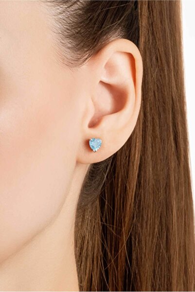 So CHIC... Isabella 18 Ayar Beyaz Altın Kaplama Gümüş Küpe