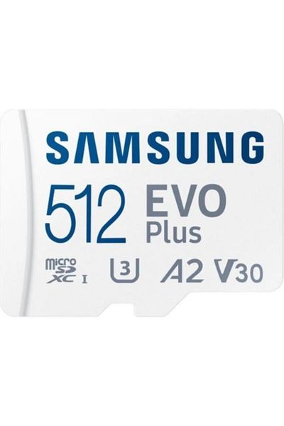 Samsung Evo Plus 512Gb Microsd - 160 Mb White Memory Card (Turkey Guaranteed)