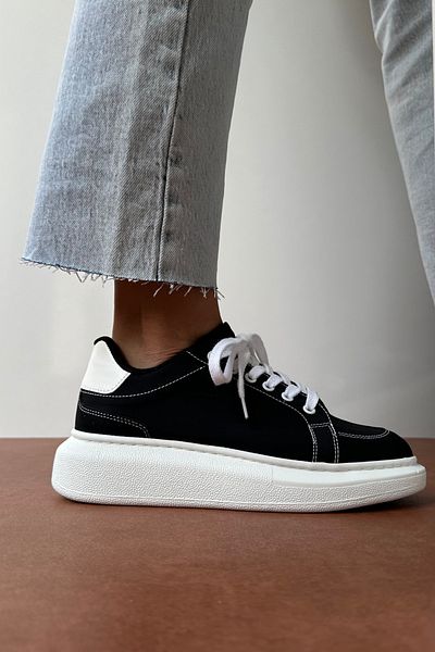 Mupa Shoes Μαύρα γυναικεία αθλητικά παπούτσια