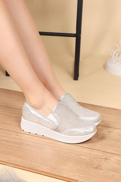 Birikon Pantofi cu garnitură Sultan Mesh SILVER