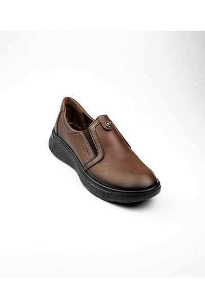 Voyager 023 Brown Leather Women's Casual Shoes