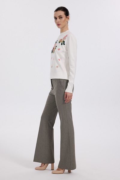 Ekol Mink Patterned Flared Trousers