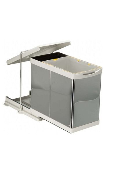 Pelikan Coș de gunoi din crom inoxidabil - 20 1 Lt, lățime minimă a capacului 40 cm