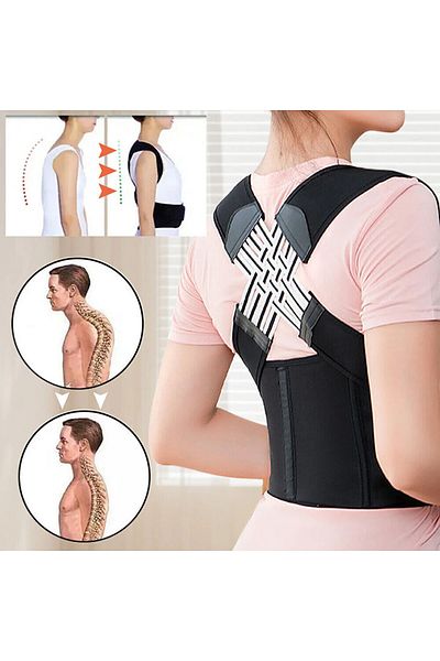 SAUNA SUIT Upright Posture Back Support Spine Corrector Lumbar Back Shoulder Corset Posture Corrector Corset