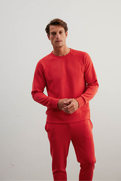 Syah Erkek Soft Touch Reglan Kollu Sweatshirt