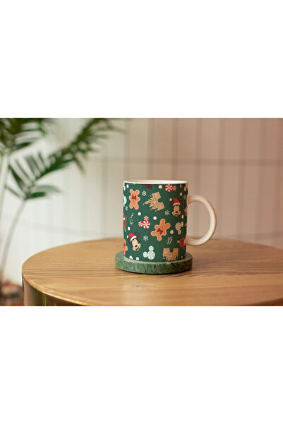 EYBaskı Tasarım BEYAZ PORSELEN YILBAŞI NOEL TEMALI BASKI KUPA