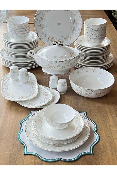 ROY KING Yemek Takımı Tıffany Flowers 58 Parça 12 Kişilik