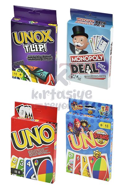 Kids Like 4 Different Fun Card Games - 4 Game Cards in One