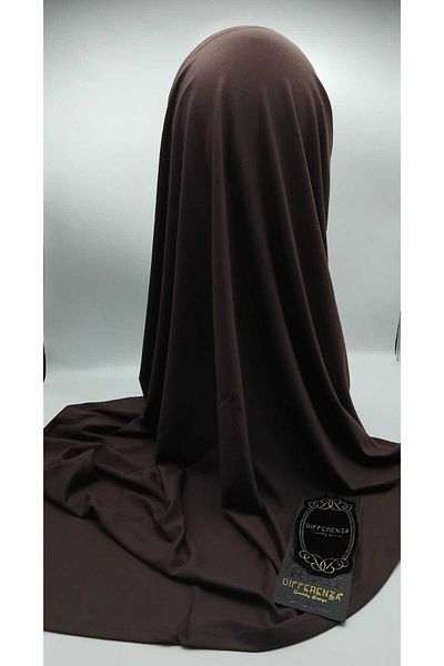 Differenza Brown Combed Cotton Shawl