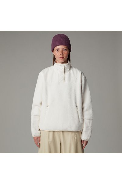 THE NORTH FACE Hanorac alb pentru femei Cragmont W Fleece 1/4 Snap - Nf0a84ibqli1