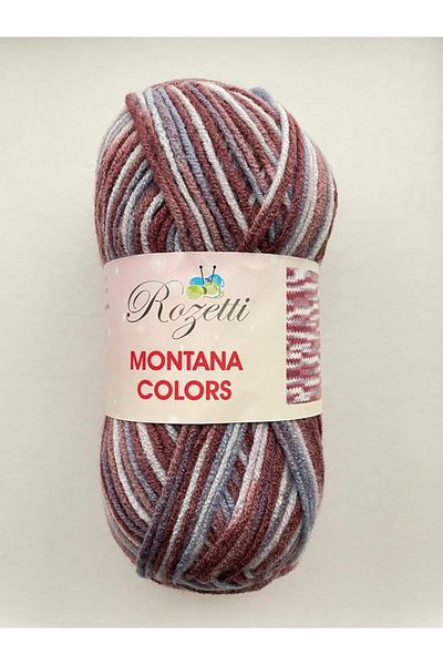 Himalaya Rozetti Montana Colors / Burgundy |   White |   Purple / 15702 / Pack of 5