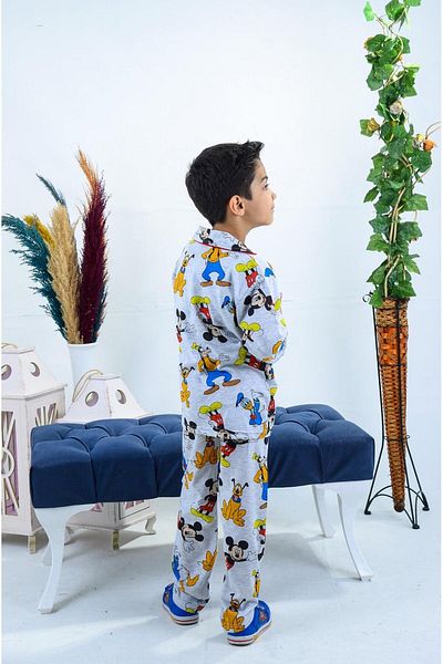 MAXI DRY Children's Pajama Set, Mickey Printed, 3-14 Years