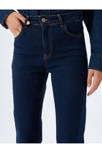 Koton Dark Indigo Women's Jean Trousers - 5Wal40016Md