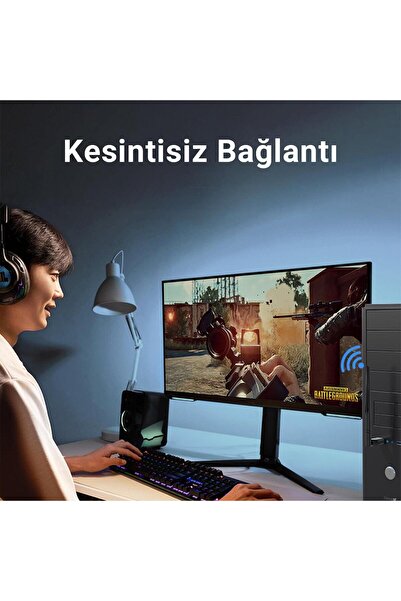 Veggieg 650 Mbps 2.4ghz/5ghz Dual Band Alıcı Verici Usb Wifi Adaptör