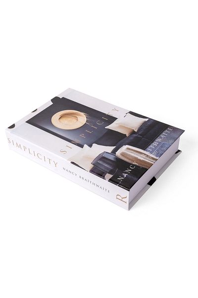 CİHAN EV DEKORASYON Monochrome Simplicity Decorative Gift Book Box Set