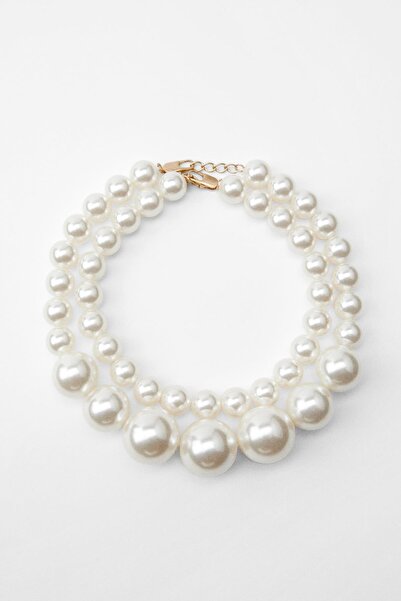 New Obsessions Set of 2 Peel-less Pearl Necklace - Special Coating