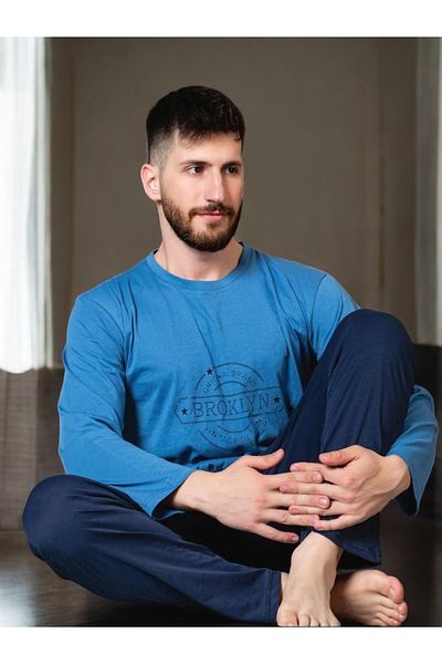 Sude Men's Cotton Pajama Set