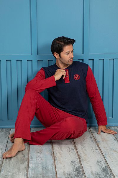 ELİTOL Men's Cotton Pajamas Suit