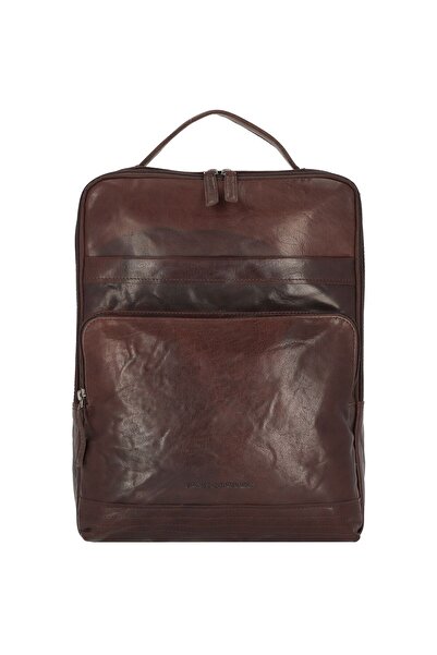 Spikes & Sparrow Bronco Sırt Çantası Leder 40 cm Dizüstü Bilgisayar Fach