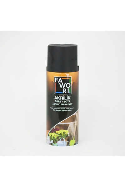 Fawori Akrilik Sprey Boya Antrasit Gri 400ml