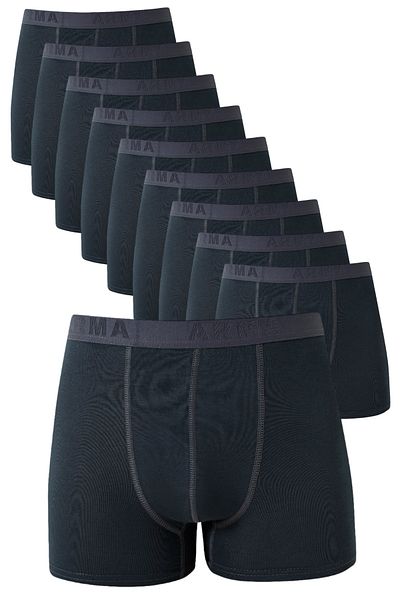 Arma Yıldız Ανδρικό Smoked Boxer 10 Pack Cotton Lycra Μαλακό και ελαστικό ύφασμα